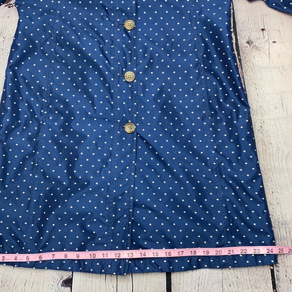 LANDS’ END Navy/White Dots Jacket Size: Small (6-8) - Picture 9 of 17